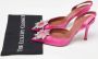 Amina Muaddi Pre-owned Satin heels Pink Dames - Thumbnail 9