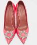 Amina Muaddi Pre-owned Satin heels Pink Dames - Thumbnail 3