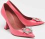 Amina Muaddi Pre-owned Satin heels Pink Dames - Thumbnail 4