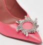 Amina Muaddi Pre-owned Satin heels Pink Dames - Thumbnail 7