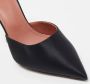 Amina Muaddi Pre-owned Satin mules Black Dames - Thumbnail 7