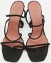 Amina Muaddi Pre-owned Suede sandals Black Dames - Thumbnail 2