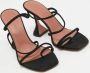 Amina Muaddi Pre-owned Suede sandals Black Dames - Thumbnail 3