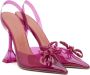 Amina Muaddi Roze Kristallen Pumps met Slingback Bandje Pink Dames - Thumbnail 3