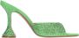 Amina Muaddi Sandalen Groen Green Dames - Thumbnail 3