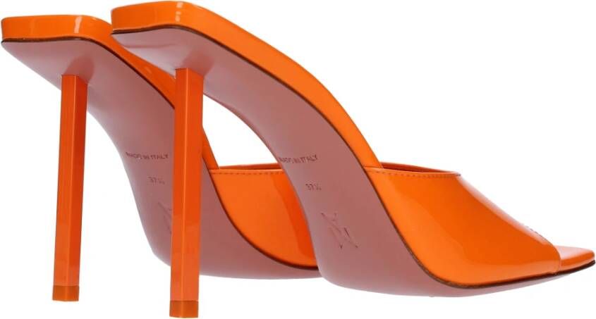 Amina Muaddi Sandalen Oranje Orange Dames