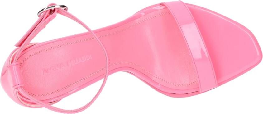 Amina Muaddi Sandalen Roze Pink Dames