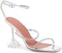 Amina Muaddi Transparante Sandalen White Dames - Thumbnail 2