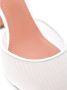 Amina Muaddi Witte Slingback Pumps White Dames - Thumbnail 4