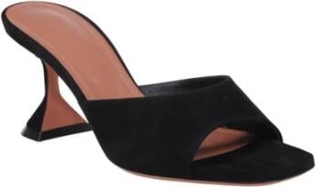 Amina Muaddi Zwarte Lupita Slipper Black Dames