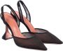 Amina Muaddi Zwarte Slingback Pumps Black Dames - Thumbnail 2