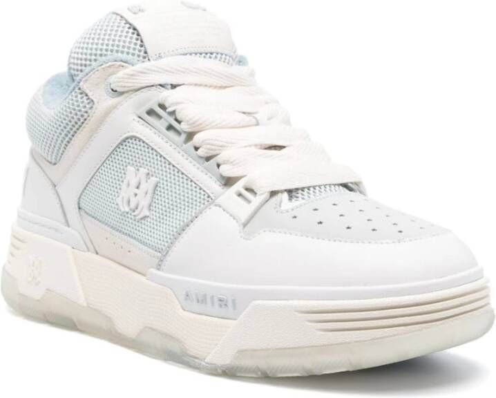 Amiri Blauwe Clear Sneakers Paneelontwerp Blue Heren