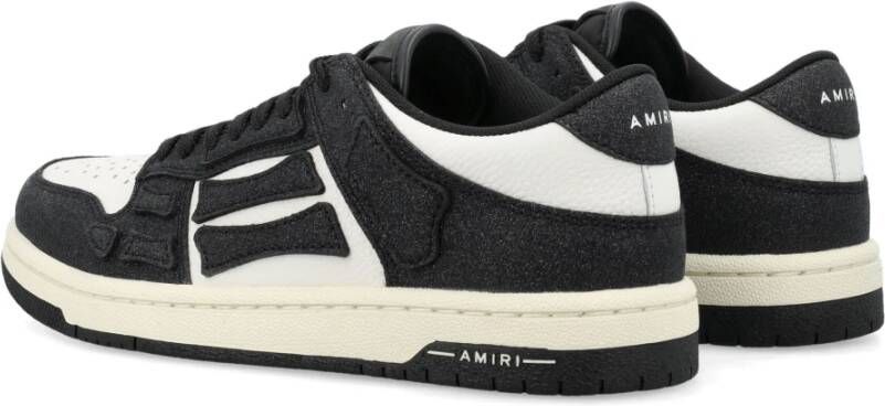 Amiri Glinsterende Lage Top Sneakers Black Dames