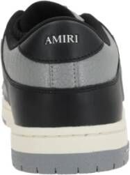 Amiri Grijze lage sneakers met leer en suède Gray Heren