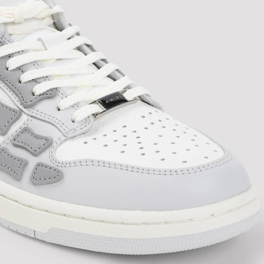 Amiri Grijze Lage Top Skelet Sneakers Gray Heren