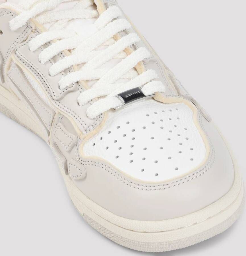 Amiri Lage Top Collegiate Skel Sneakers White Heren