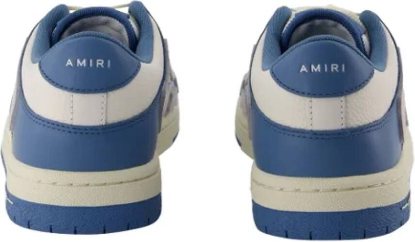 Amiri Leather sneakers Blue Dames