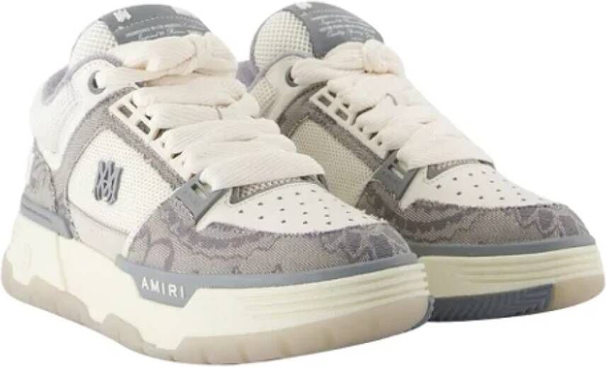 Amiri Leather sneakers Gray Dames