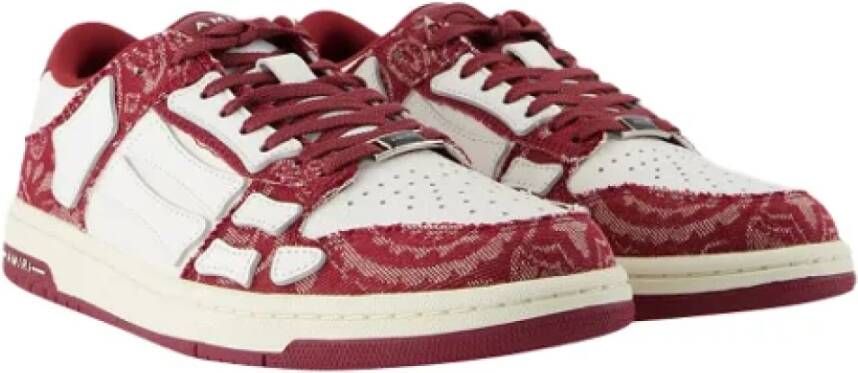 Amiri Leather sneakers Red Dames