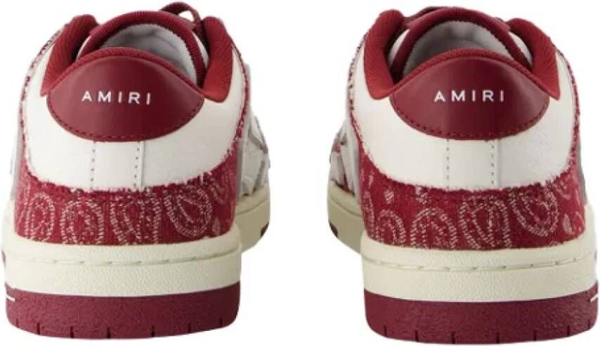 Amiri Leather sneakers Red Dames