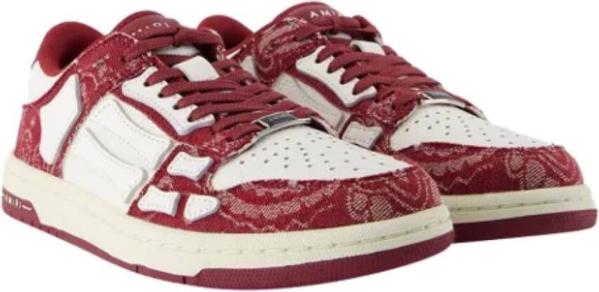 Amiri Leather sneakers Red Dames