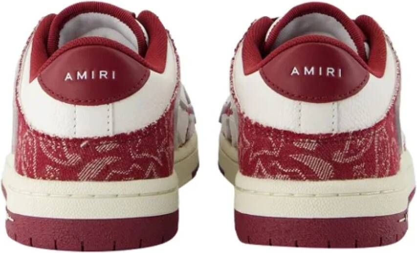 Amiri Leather sneakers Red Dames