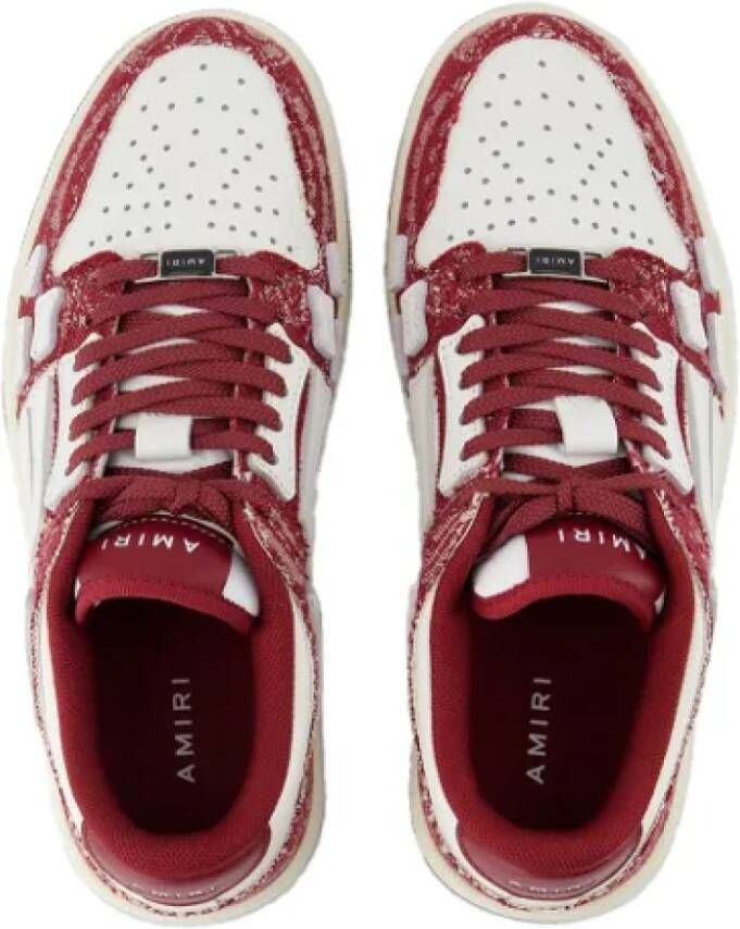 Amiri Leather sneakers Red Dames