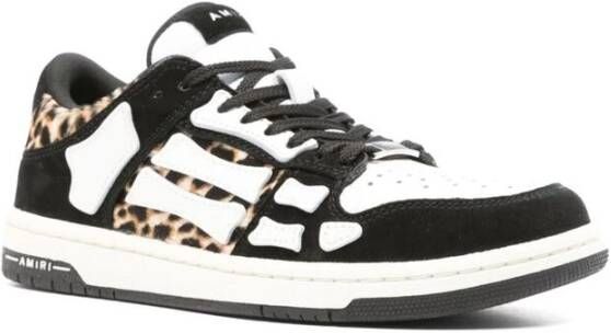 Amiri Leopard Print Sneakers met Suède Trim Multicolor Dames