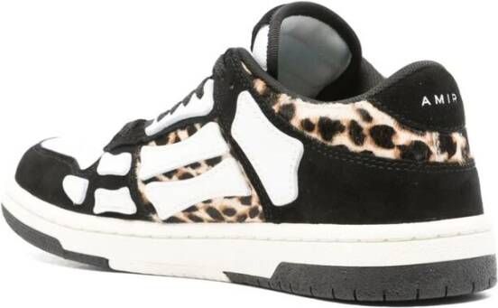 Amiri Leopard Print Sneakers met Suède Trim Multicolor Dames