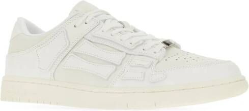 Amiri Leren Sneakers Verhogen Je Stijl White Heren