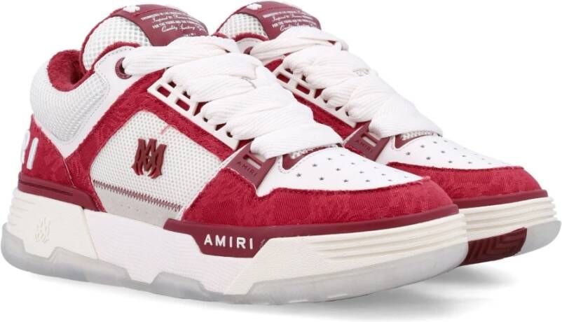 Amiri MA Quad Sneakers met Sterdetail Red Heren