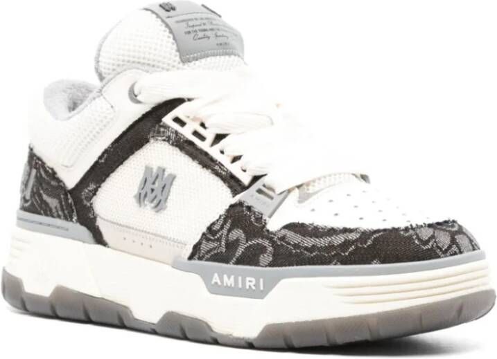 Amiri Mesh Panel Sneakers Zwart Wit Multicolor Heren