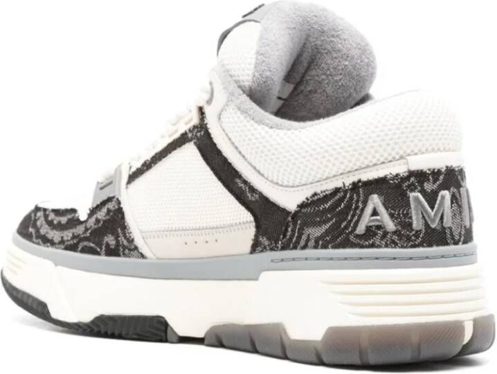 Amiri Mesh Panel Sneakers Zwart Wit Multicolor Heren