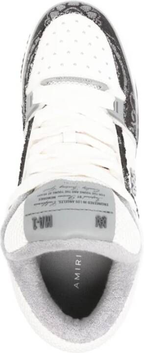 Amiri Mesh Panel Sneakers Zwart Wit Multicolor Heren