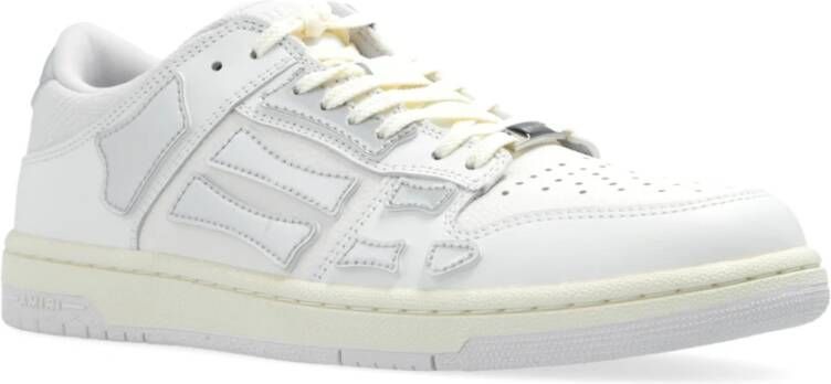 Amiri Metallic Skel Top sports schoenen White Dames