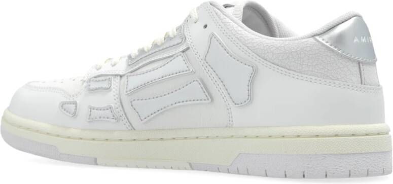 Amiri Metallic Skel Top sports schoenen White Dames