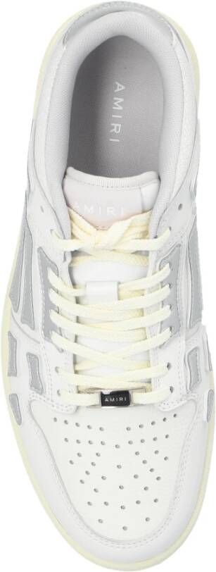 Amiri Metallic Skel Top sports schoenen White Dames