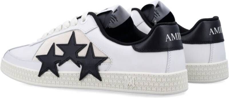 Amiri Pacific Leren Sneakers met Iconische Zool White Heren