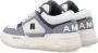 Amiri Quad Sneakers Grijs Vetersluiting Gewatteerde Gray Heren - Thumbnail 4