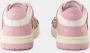 Amiri Roze Leren Lage Top Sneakers Pink Dames - Thumbnail 3