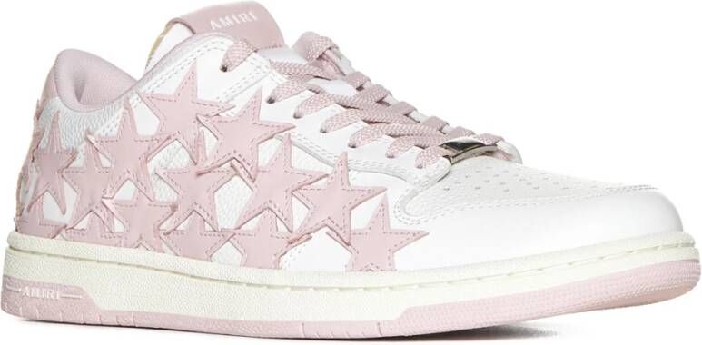 Amiri Roze Sneakers met Ster Patches Pink Dames