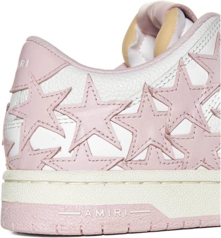 Amiri Roze Sneakers met Ster Patches Pink Dames