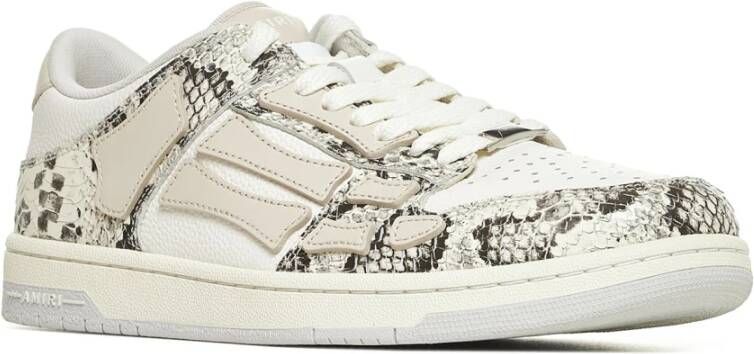 Amiri Slangenhuid Lage Top Sneakers Multicolor Heren