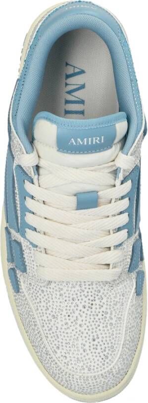 Amiri Sneakers Crystal Skel Top Low Blue Heren