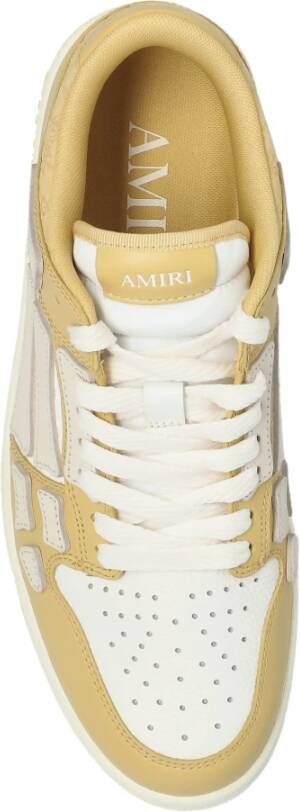 Amiri Sneakers Debossed Ma Quad Skel Top Low Yellow Heren