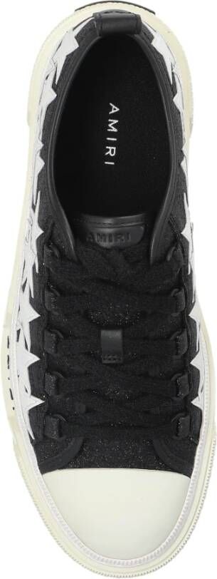 Amiri Sneakers Glitter Stars Court Low Black Dames