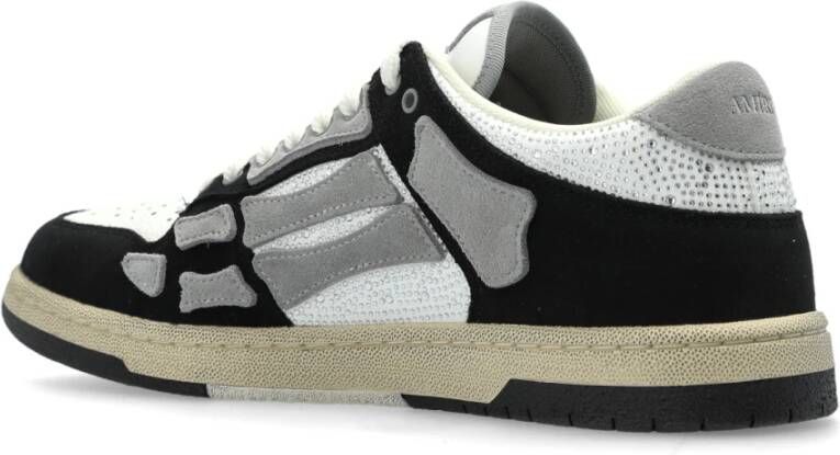 Amiri Sneakers Kristal Skel Top Laag Gray Heren