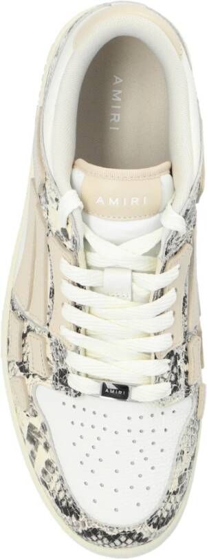 Amiri Sneakers Snake Skel Top Beige Heren