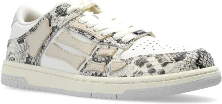 Amiri Sneakers Snake Top Low Beige Dames