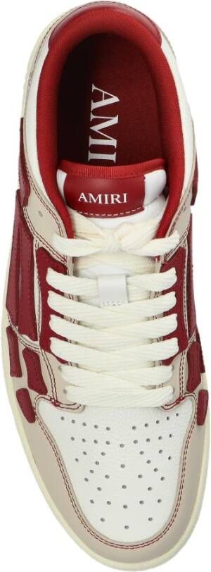 Amiri Sneakers Varsity Skel Top Low Beige Heren